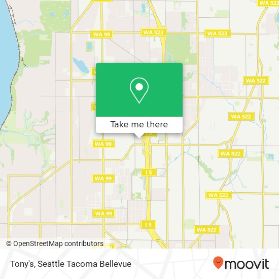 Mapa de Tony's