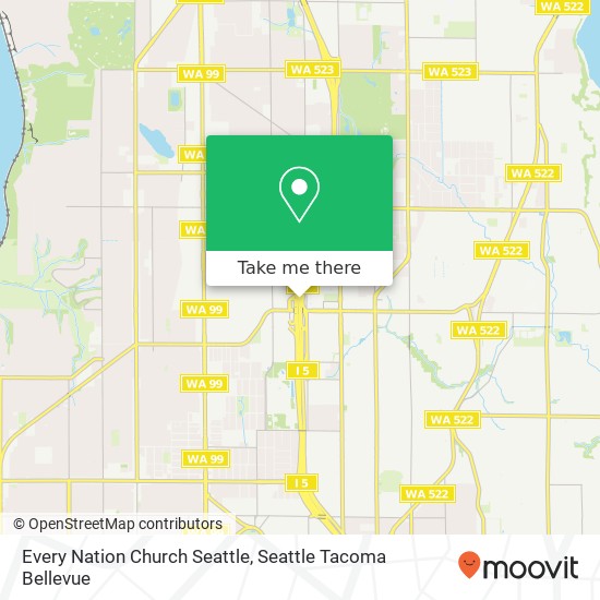 Mapa de Every Nation Church Seattle