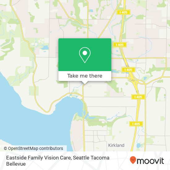 Mapa de Eastside Family Vision Care