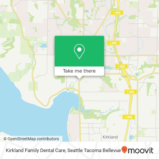 Kirkland Family Dental Care map