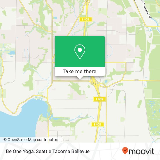 Mapa de Be One Yoga