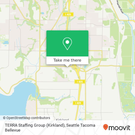 TERRA Staffing Group (Kirkland) map