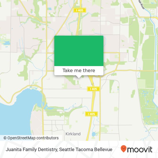 Mapa de Juanita Family Dentistry