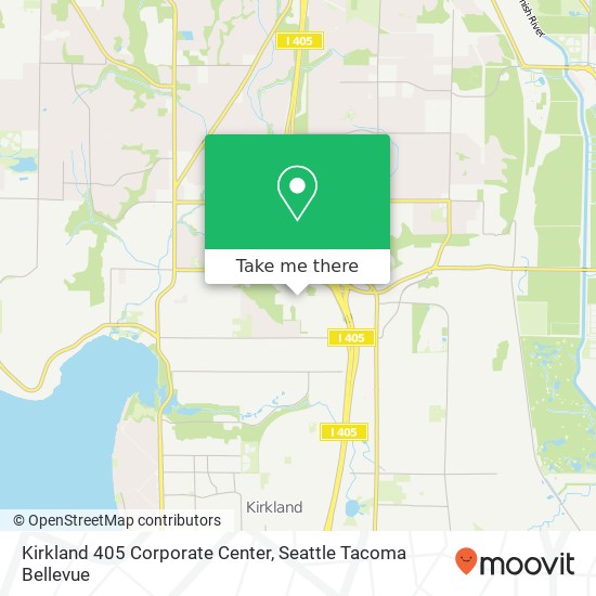 Mapa de Kirkland 405 Corporate Center