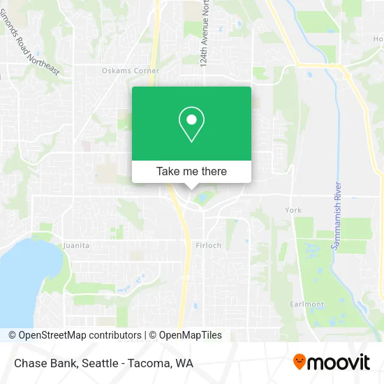 Chase Bank map