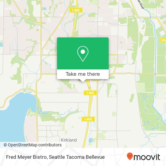 Mapa de Fred Meyer Bistro