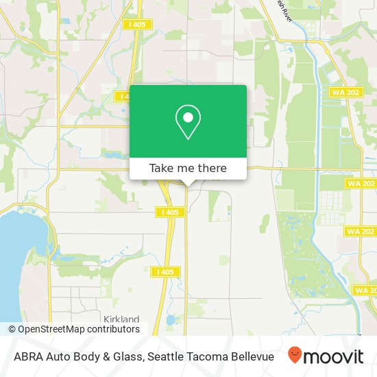 Mapa de ABRA Auto Body & Glass