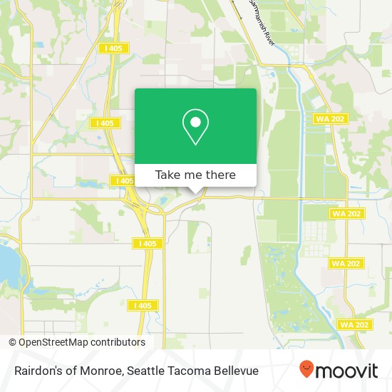 Rairdon's of Monroe map