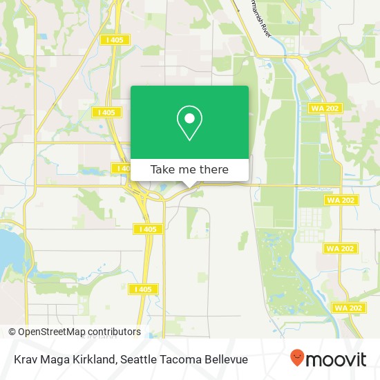 Krav Maga Kirkland map