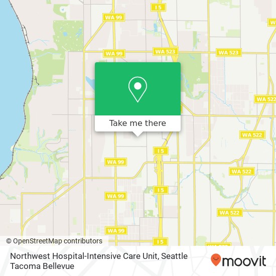 Mapa de Northwest Hospital-Intensive Care Unit