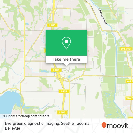 Evergreen diagnostic imaging map