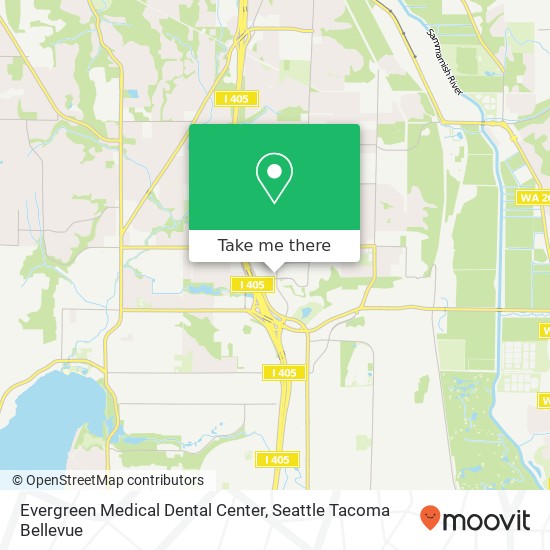 Mapa de Evergreen Medical Dental Center