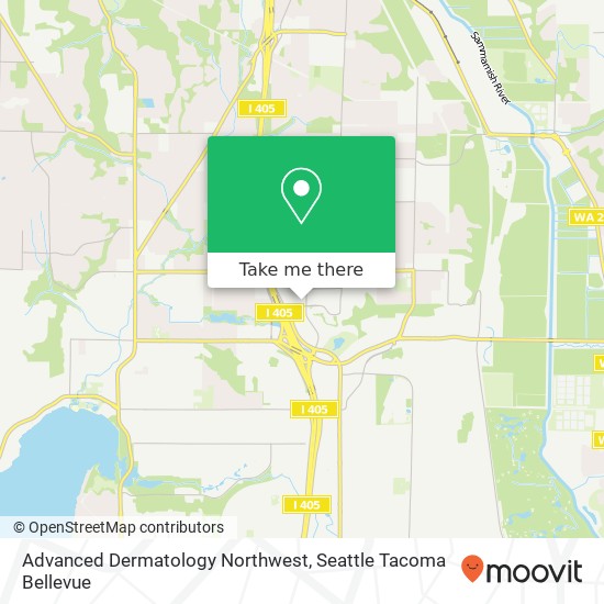 Advanced Dermatology Northwest map