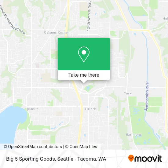 Big 5 Sporting Goods map