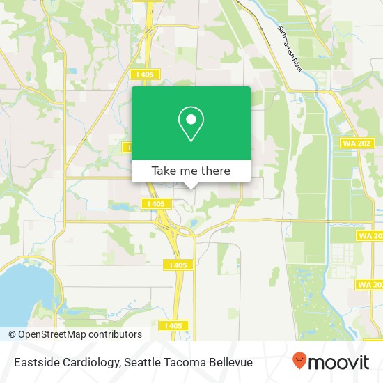 Mapa de Eastside Cardiology