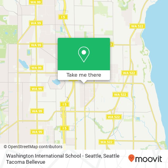 Mapa de Washington International School - Seattle