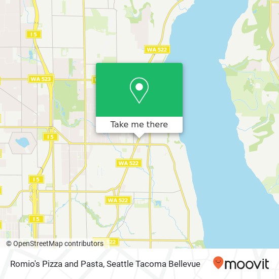 Romio's Pizza and Pasta map