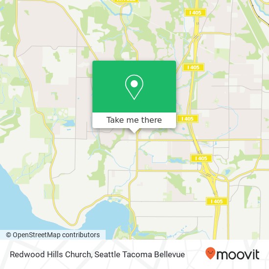Mapa de Redwood Hills Church
