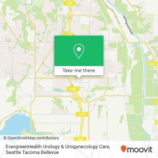 EvergreenHealth Urology & Urogynecology Care map