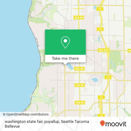 Mapa de washington state fair, puyallup