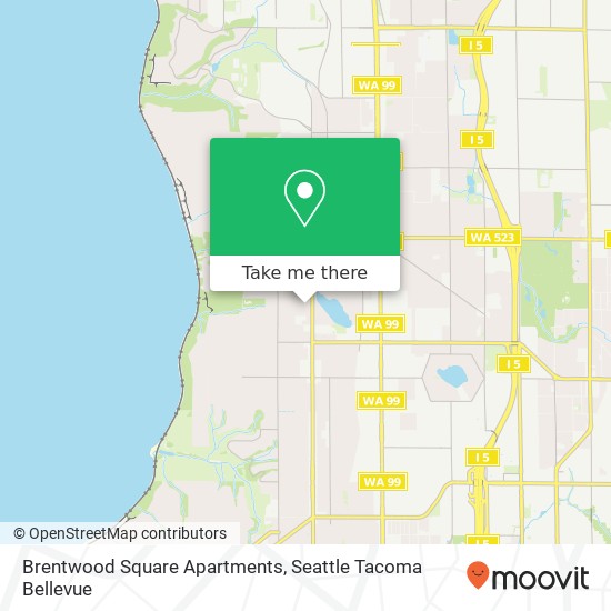 Brentwood Square Apartments map