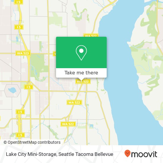 Lake City Mini-Storage map