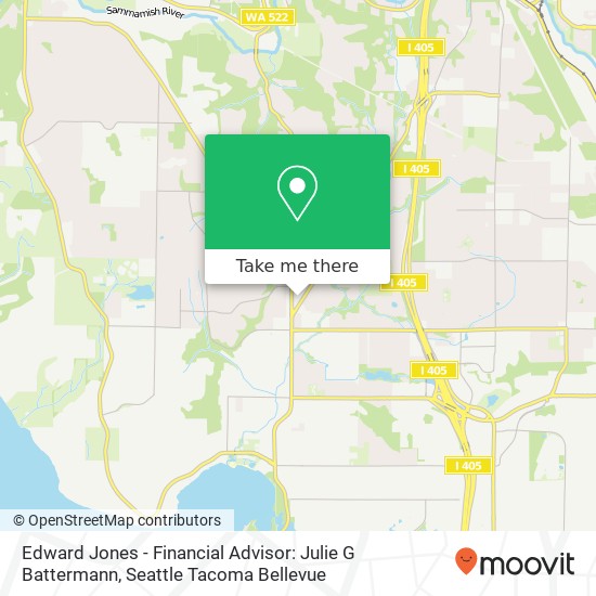 Mapa de Edward Jones - Financial Advisor: Julie G Battermann