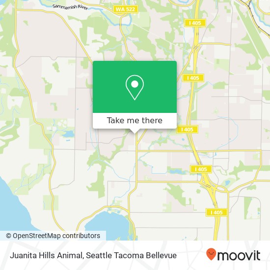 Mapa de Juanita Hills Animal