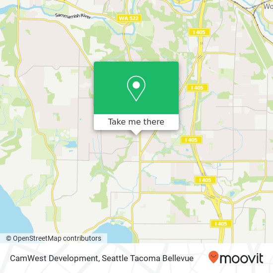 CamWest Development map