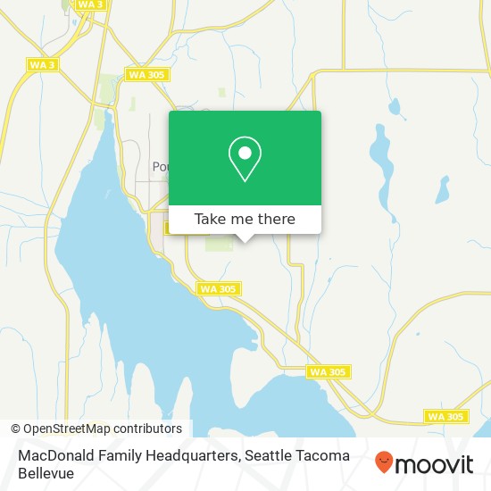 MacDonald Family Headquarters map