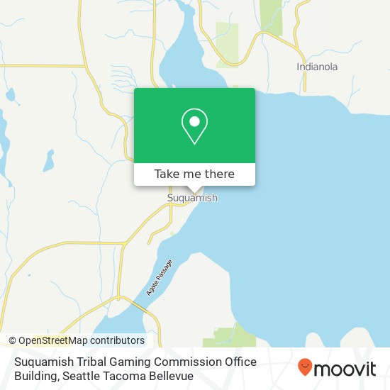 Suquamish Tribal Gaming Commission Office Building map