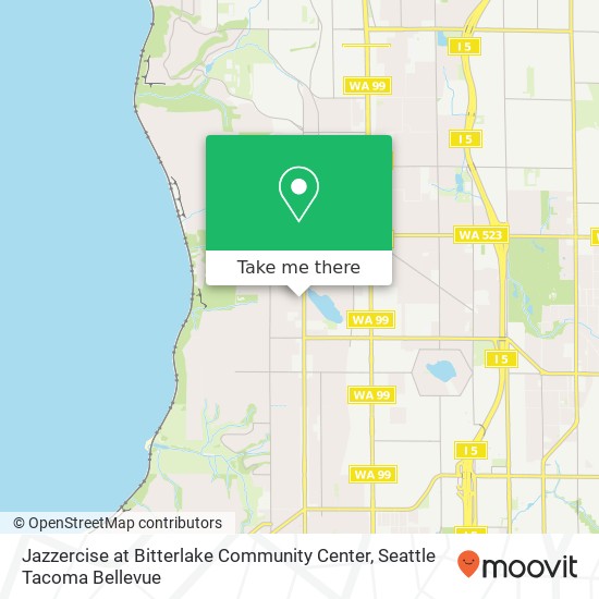 Mapa de Jazzercise at Bitterlake Community Center