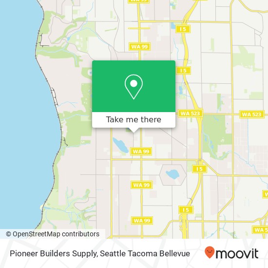 Pioneer Builders Supply map