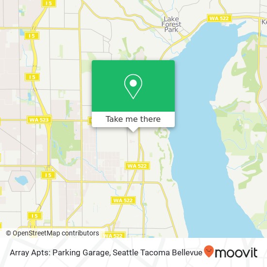 Array Apts: Parking Garage map