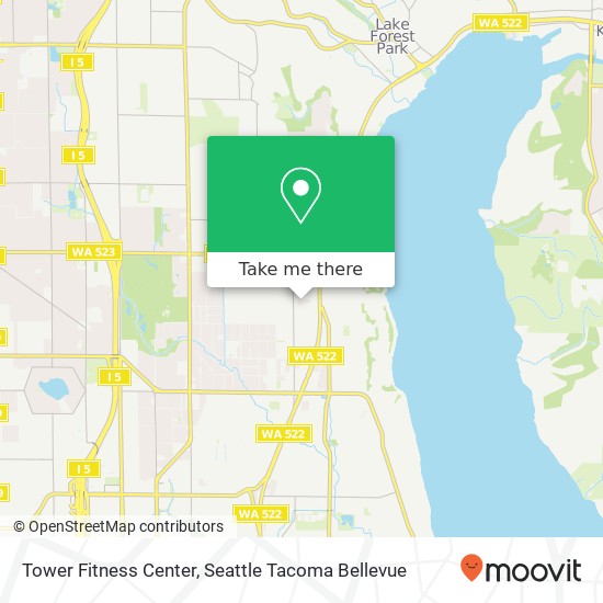 Mapa de Tower Fitness Center