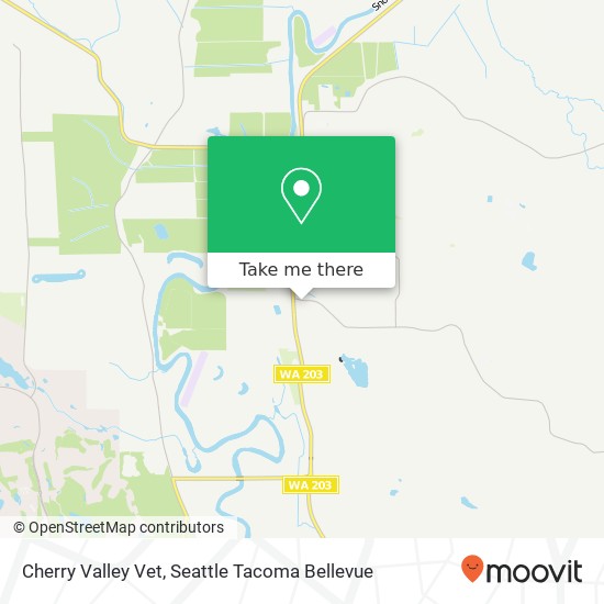 Cherry Valley Vet map