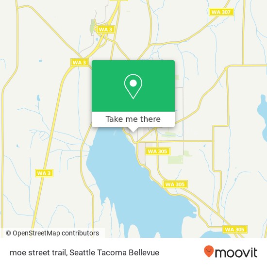 Mapa de moe street trail