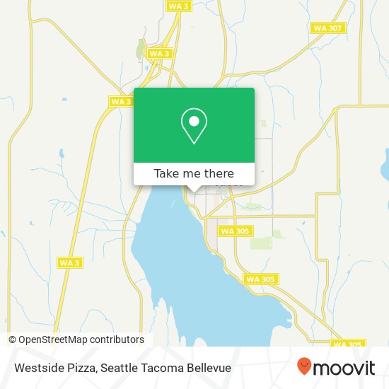 Mapa de Westside Pizza
