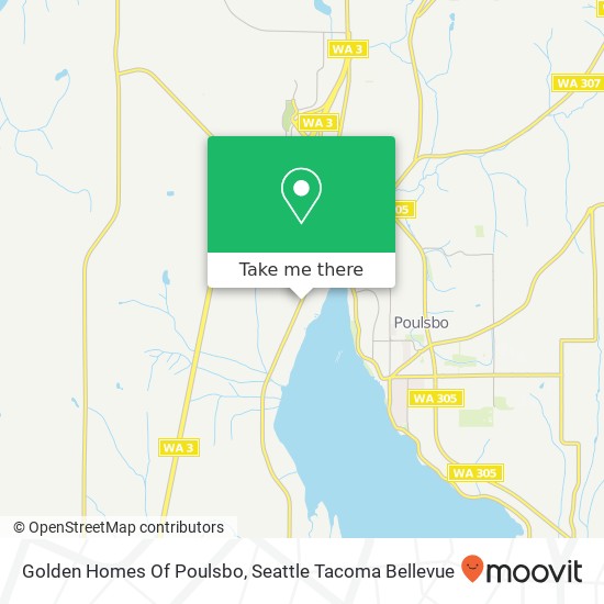 Golden Homes Of Poulsbo map
