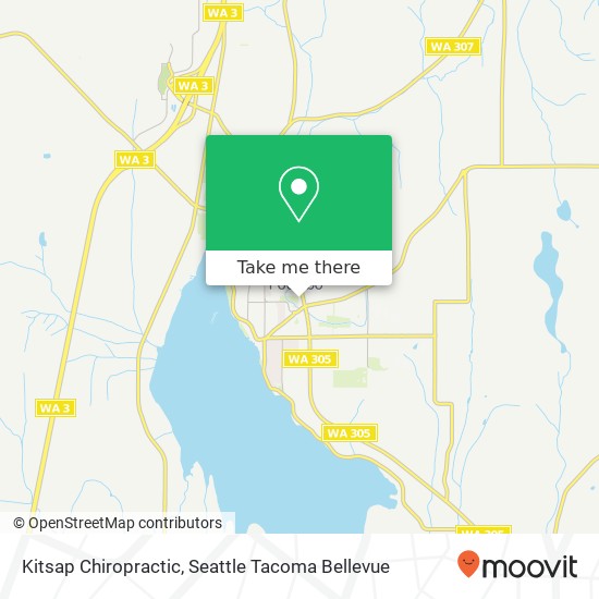 Kitsap Chiropractic map