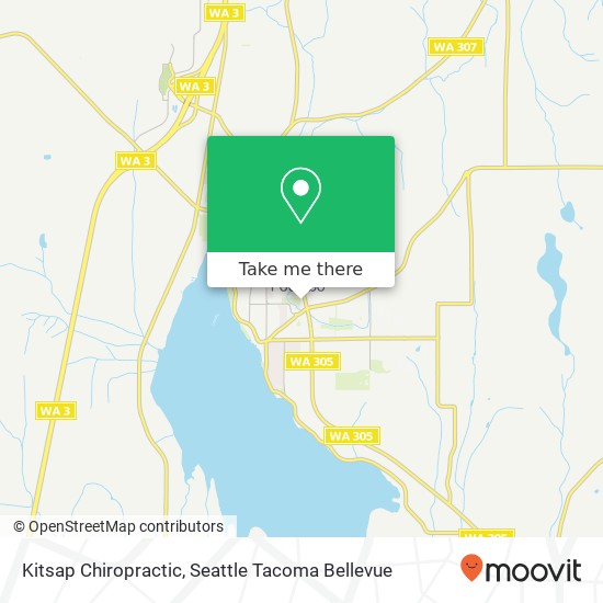 Mapa de Kitsap Chiropractic