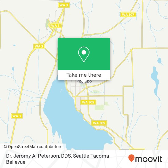 Dr. Jeromy A. Peterson, DDS map