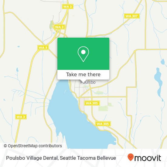 Mapa de Poulsbo Village Dental