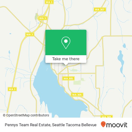 Pennys Team Real Estate map