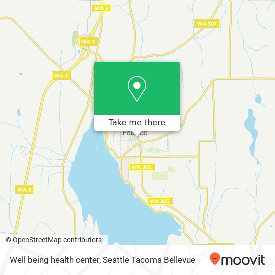 Well being health center map