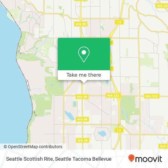 Mapa de Seattle Scottish Rite
