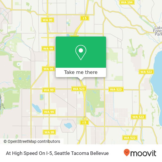 At High Speed On I-5 map