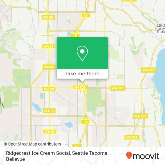 Mapa de Ridgecrest Ice Cream Social
