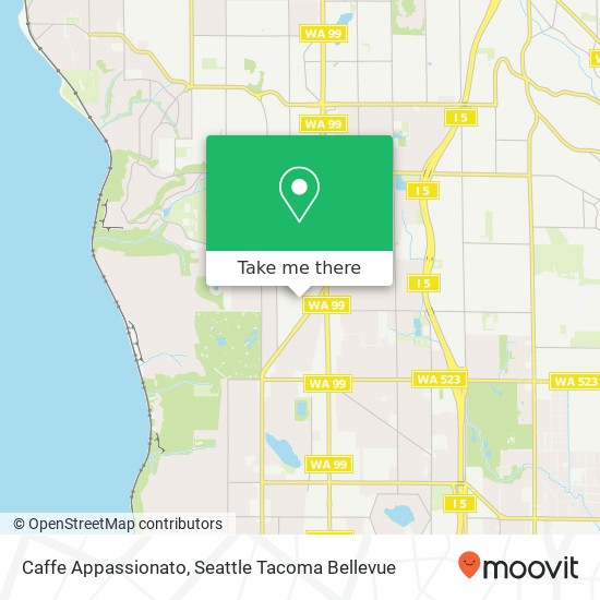Caffe Appassionato map