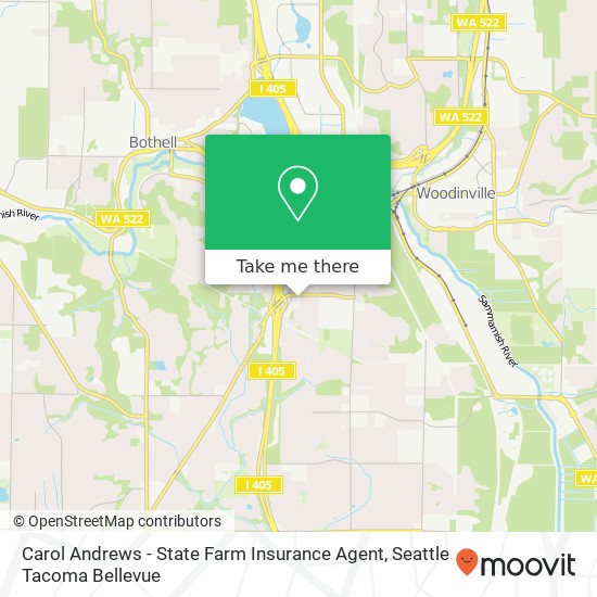 Mapa de Carol Andrews - State Farm Insurance Agent